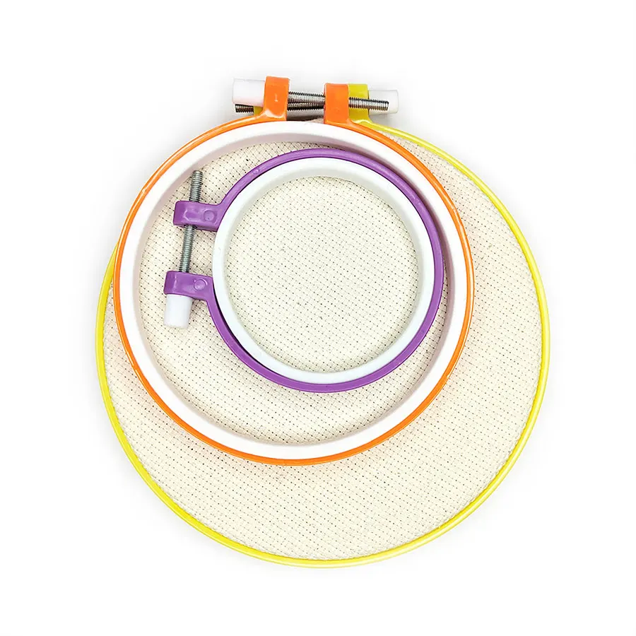 Embroidery Frames& embroidery plastic hoops candy colors