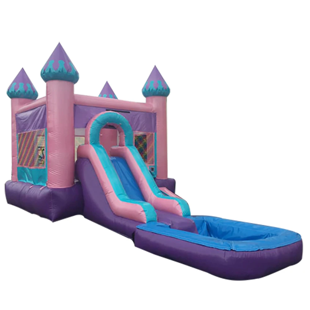 durable inflatable combo slide bounce house for children