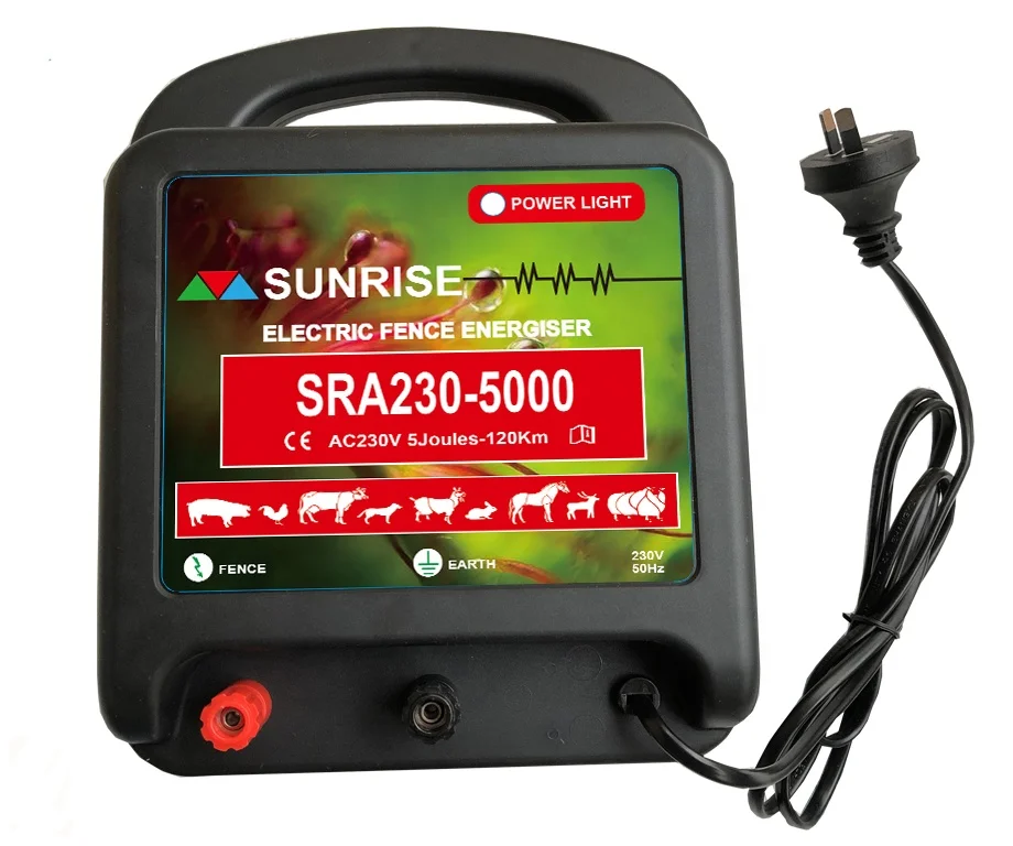 High quality & the most powerful 120 KM electric fence energizer PV protection energizer electric fence