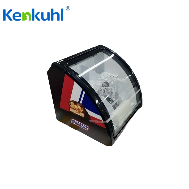 Kenkuhl  Small Table Top Chocolate Refrigerator Mechanical Temperature Control Mini Chocolate Fridge Cooler Showcase