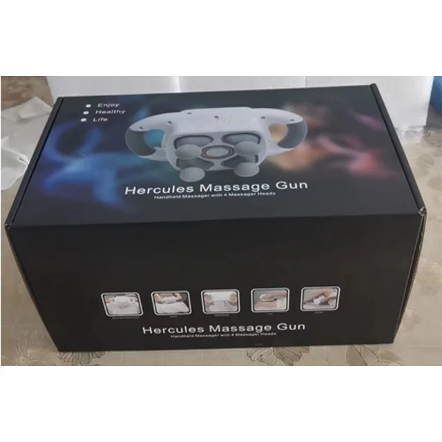 Whole Lower Back Pain Massage Machine With Four Head Masajeador Corporal Body Massager With Ten Modes