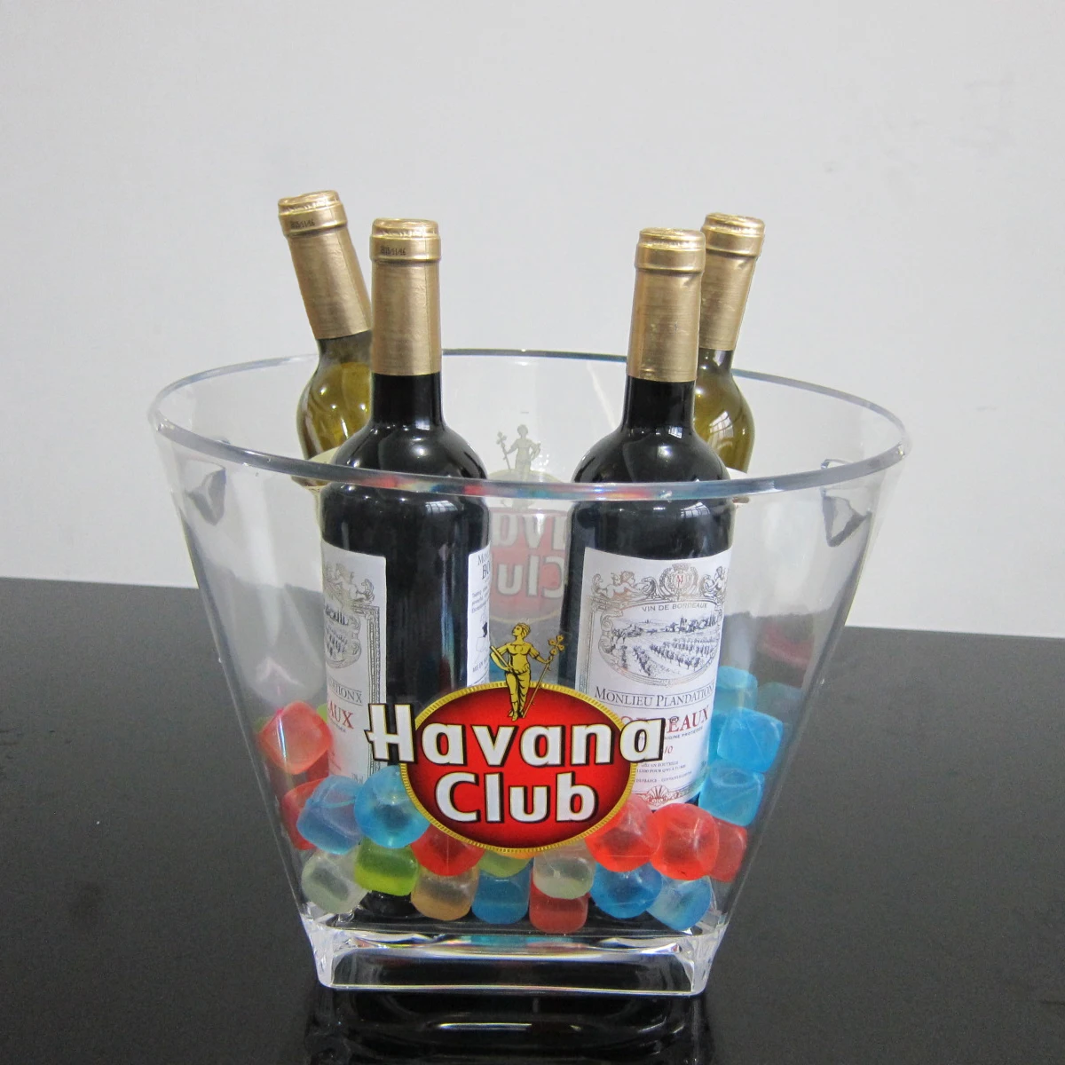 10L large plastic bucket ice beer bucket without lid