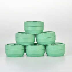 New Trend Silicone Folding Outdoor Adjustable Collapsible Water Travel Cup Mug With Cover