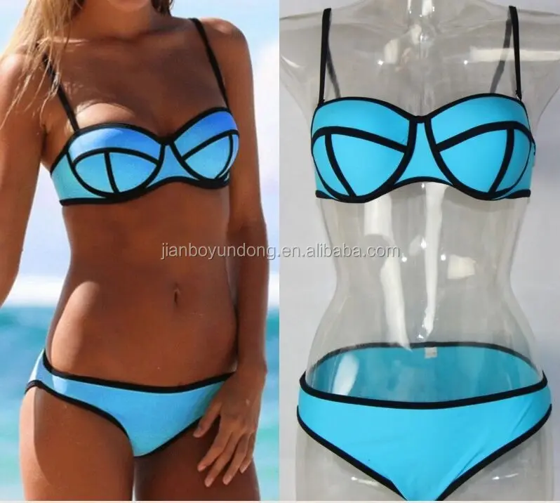 Factory Customized Breathable Waterproof Eco-friendly Coloful 1.5 MM Nylon Neoprene Fabric For Bikinis
