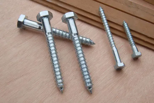  High Strength din 571 hex screw fasteners M6-M24 carbon steel for wooden