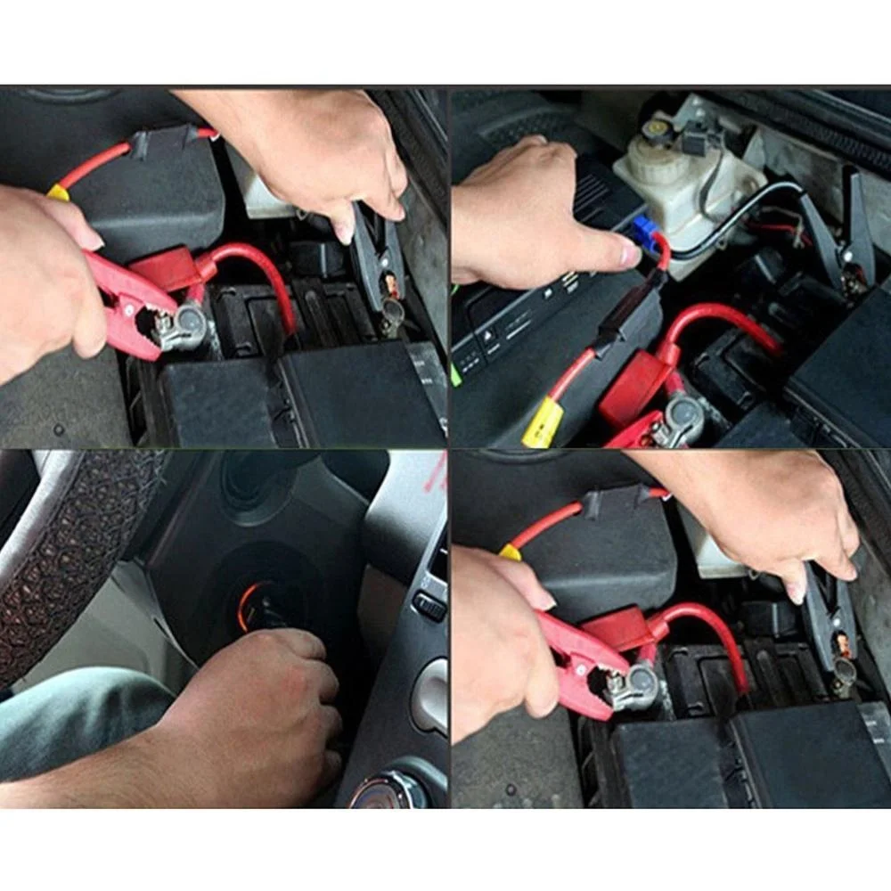 wholesale 200a emergency smart jumper lead auto booster cable clamps with ec5 connectors for 12V Portable Car Jump Starter 400mm