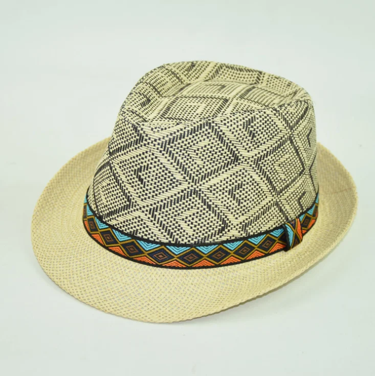 Men Women Cheap Wide Brim Panama Roll Up BeachSun Protection Straw Hat