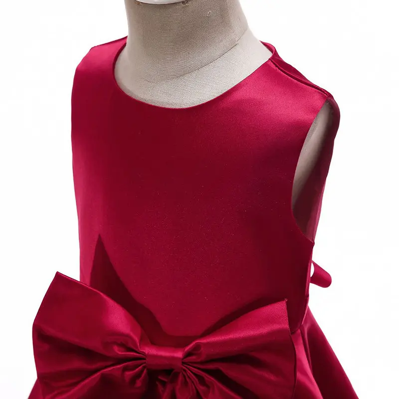 2020 Hot Sell Fashion Summer Girls Formal Dress Kids Sleeveless Bridesmaid Princess Dresses For princess girls dress