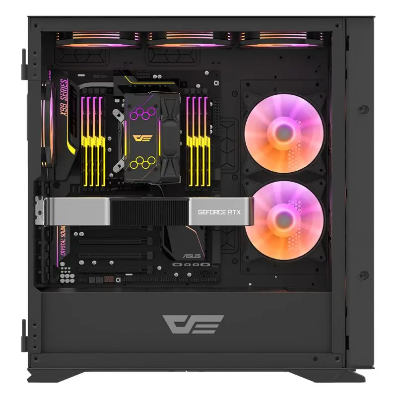 darkFlash DLX200 Silent Wholesale E-ATX Full Tower Office Case Desktop Computer PC Case Gaming for sale