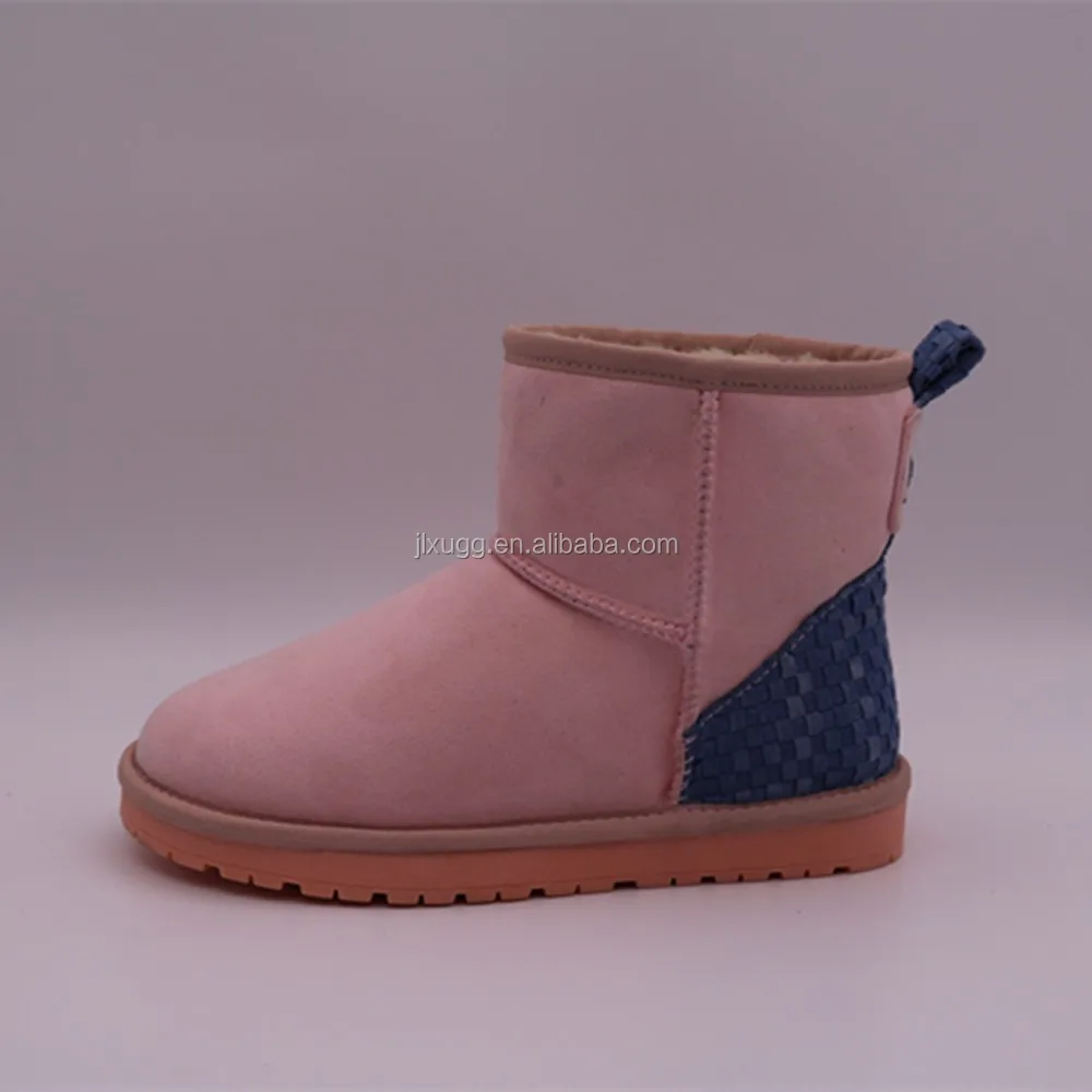 pink mini classic boots