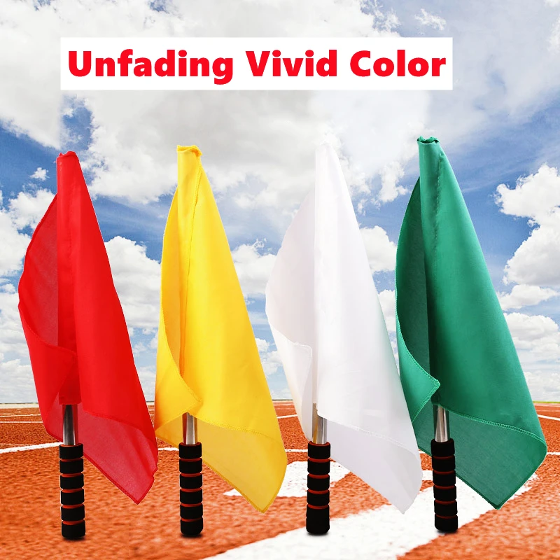 Флаг футбольного судьи для спортивных соревнований флаги судья флаг с сумкой переноски