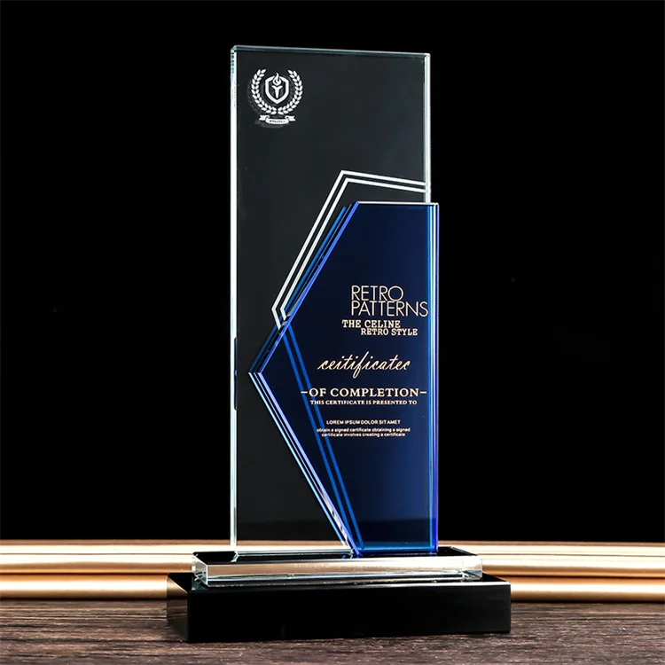 2024 graduation trophy martial art trophy crystal award trophy