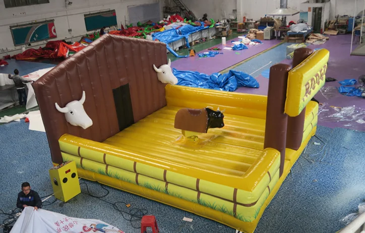 motor inflatable party games mechanical rodeo bull for sale  bull fight game