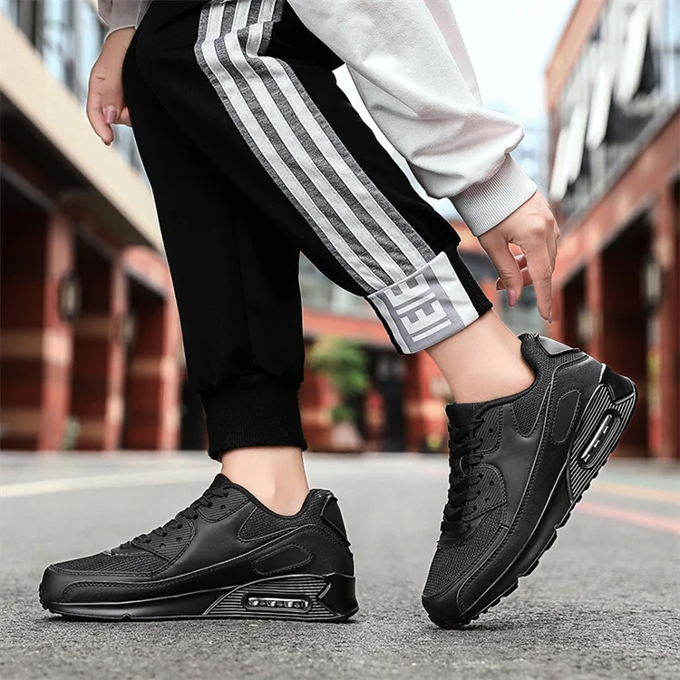 Unisex Big Size Anti Slip Lace Up Outdoor Comfortable Mesh Breathable Professional Lightweight Mens Sports Running Shoes