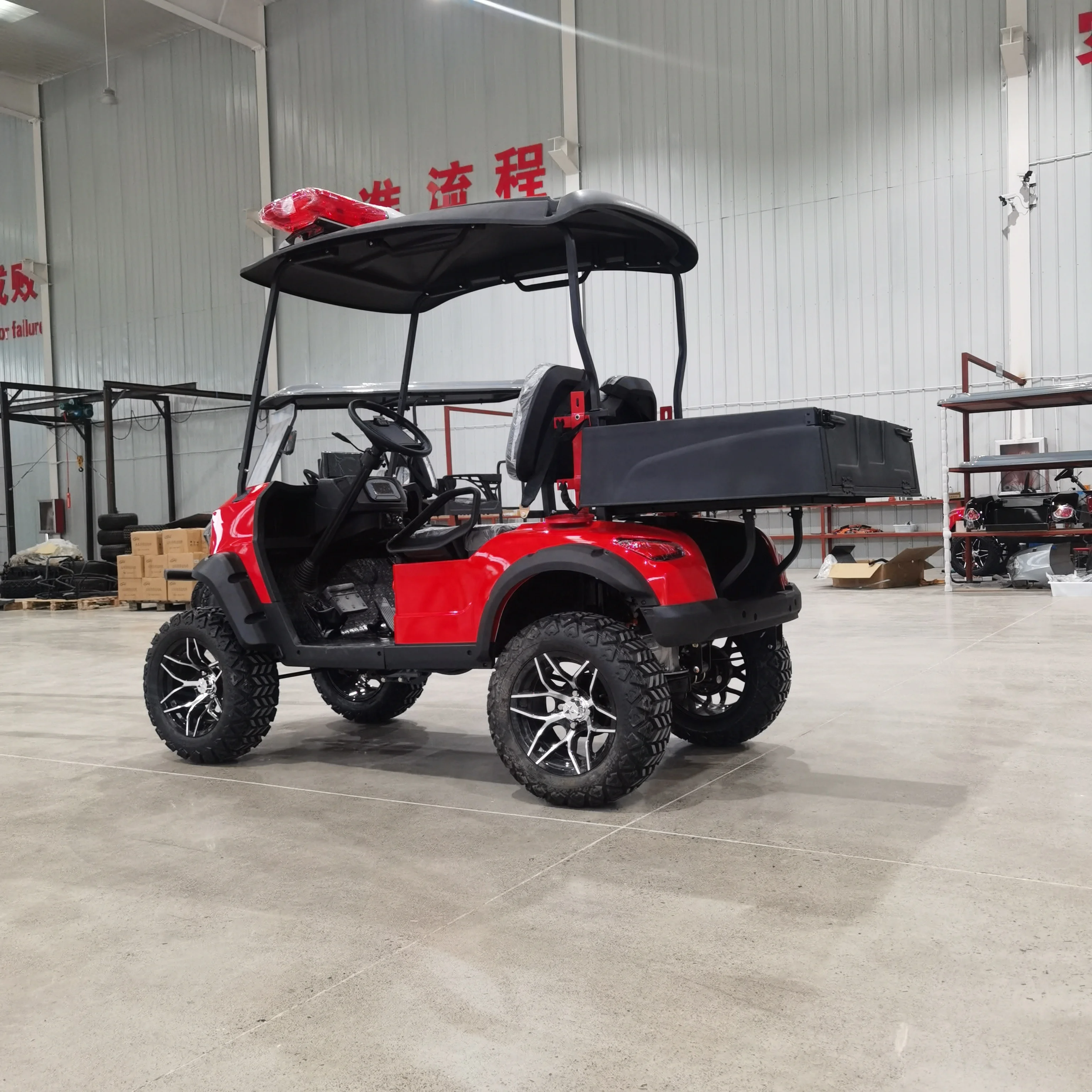 High Quality farm use Club 48V Cheap Electric Golf Carts 2 Seater Golf Buggy with Alarm lamp and Cargo Box for family   r
