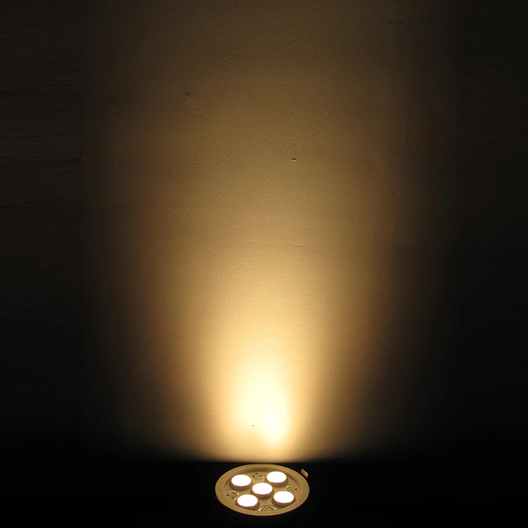 jewelry store light Built-in LED Ceiling Lights Round Adjustable Direction Downlight Aluminum Spot Integrated Light Panel