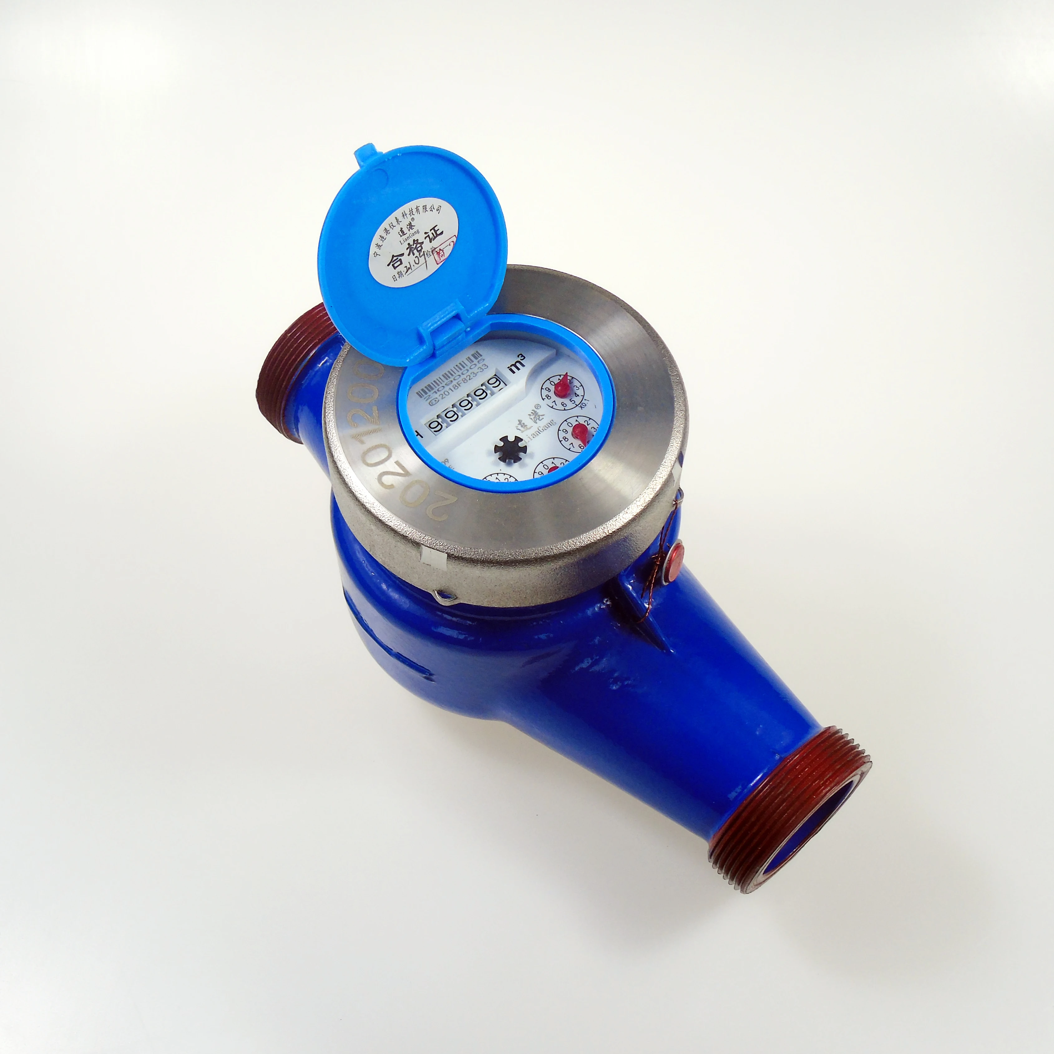 Wholesale Factory Supply Multi Jet Dry Wet Type Mechanical Watermeter Digital Water Flow Meters