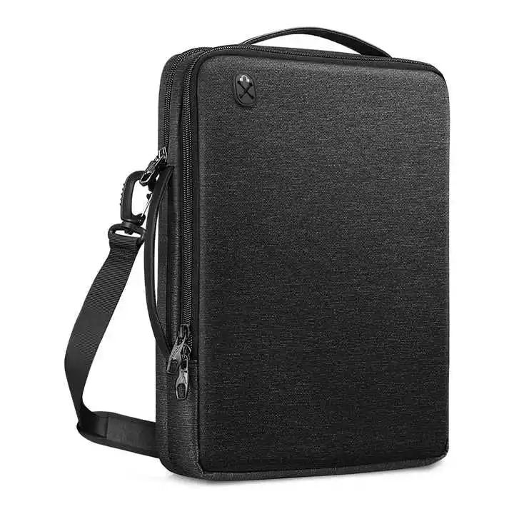 Wholesale Business Crossbody Messenger Laptop Bag Waterproof Notebook Sleeve Briefcase For Macbook 13 inch 14 inch Shoulder Bag