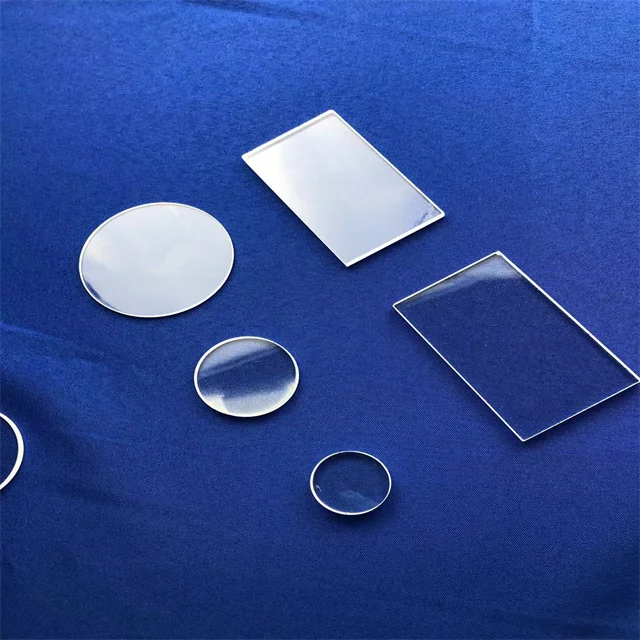 Fused quartz / silica transparent sheet glass plate