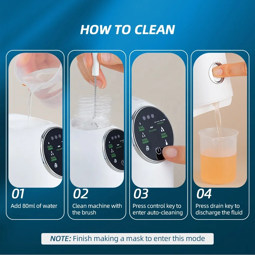 Auto Fruit Face Mask Maker DIY Facial Mask Machine Smart Touch Face Mask Device Facial SPA