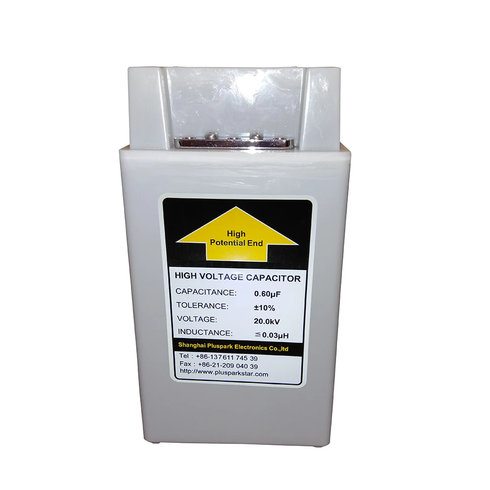 Capacitor 0.2uF 20kV, High Voltage Pulse 1pps ,Single Ended