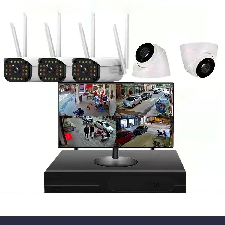 4/8/16/32CH 5mp wifi wireless IP NVR kit night vision 1080p  surveillance bullet waterproof network security cameras syst