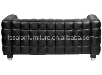 2023 New Premium Luxury Barber Shop Waiting Sofa Beauty Shop Waiting Area Sofa Black Elegant Morden  Sofa