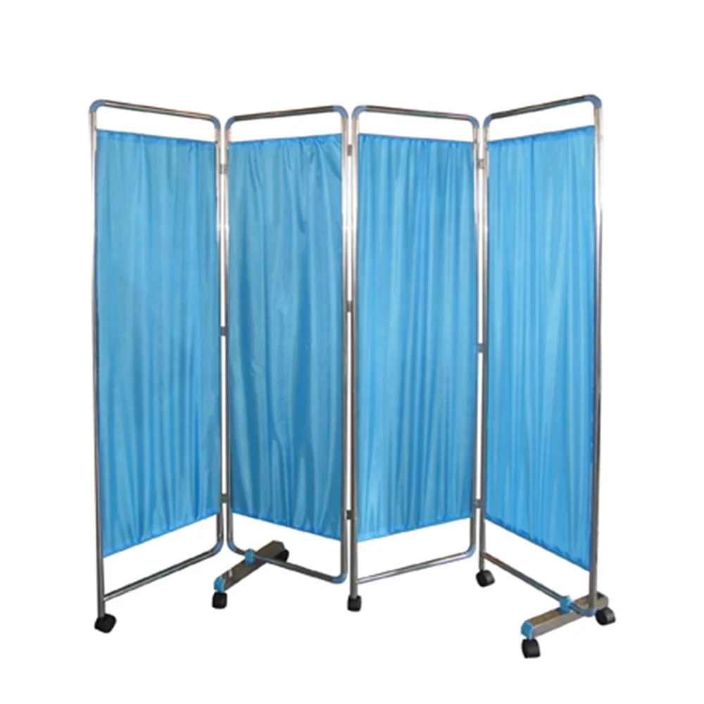 Medical Furniture Hospital Room Folding Screen 3/4/5 Folds Screen Medical Curtain Screen Hospital Bed Curtain