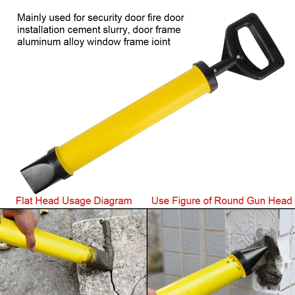 Grout Filling Tools With 4 Nozzles Applicator Hand Tools Caulking Gun Grouting Mortar Sprayer Cement Lime Pump