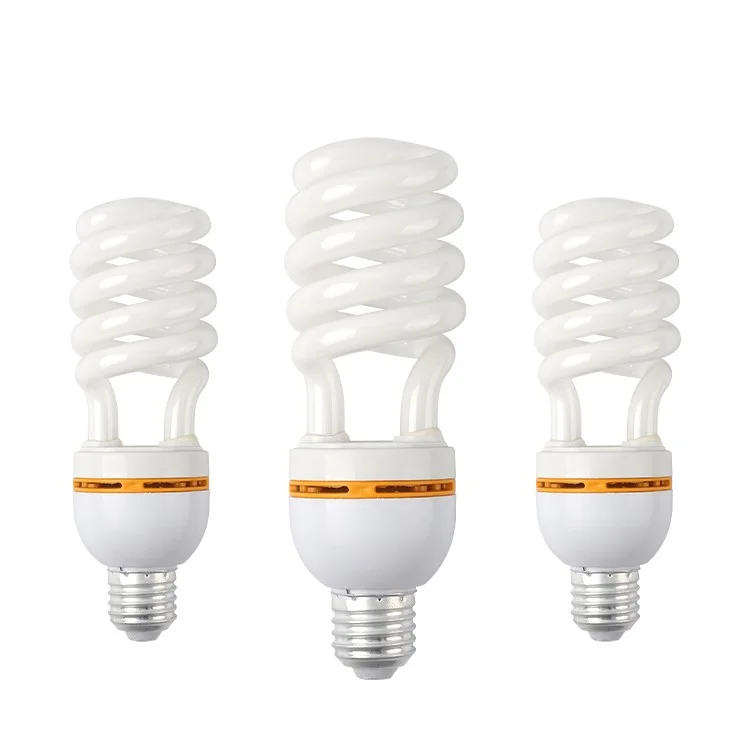 CFL spiral High Power Energy Saving light Full Spiral Bulb LED Lamp Fluorescent Light Bulb