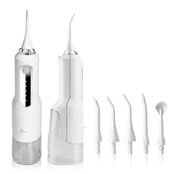 Portable oral irrigator with travel bag ipx7 electric teeth dental water jet oral flosser teeth irrigation
