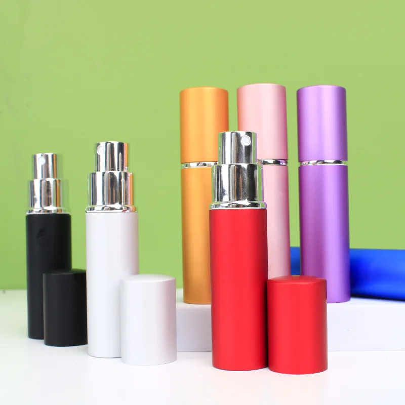 10ml flat head perfume dispenser bottle mosquito repellent alcohol spray small glass metal bottles