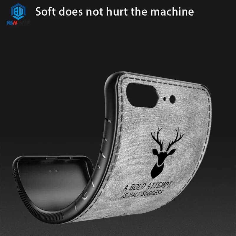 Чехол для мобильного телефона Huawei из мягкой ТПУ ткани с 3D рисунком оленя
