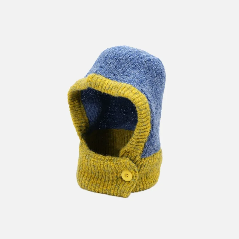 Autumn winter wool scarf integrated Classical versatile Factory Price Fashion Design Custom Plain Knit Blank Warm Beanie