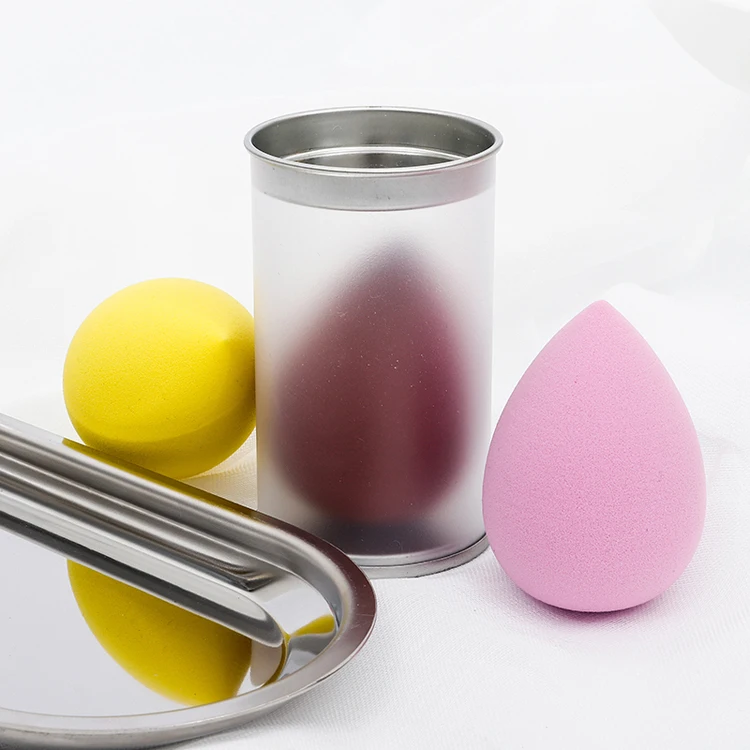 
2020 No Logo Blending Sponge New for Makeup Private Label Oem Beauty Sponge Packaging 