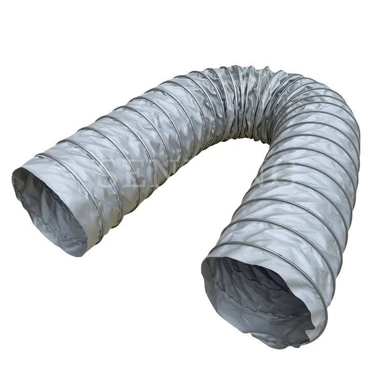 200mm 10m Fiber Glass Fabric Air Duct Heat Fabric Flexible Duct Hose