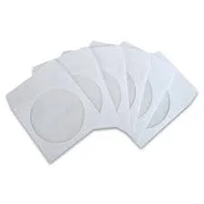 Hot selling Cheap CD DVD white paper sleeve envelop bag CD case