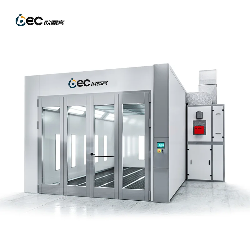 Customization spray booth paint cabin with infrared/diesel/gas/LPG heating efficient spray oven paint for vehicle downdraft