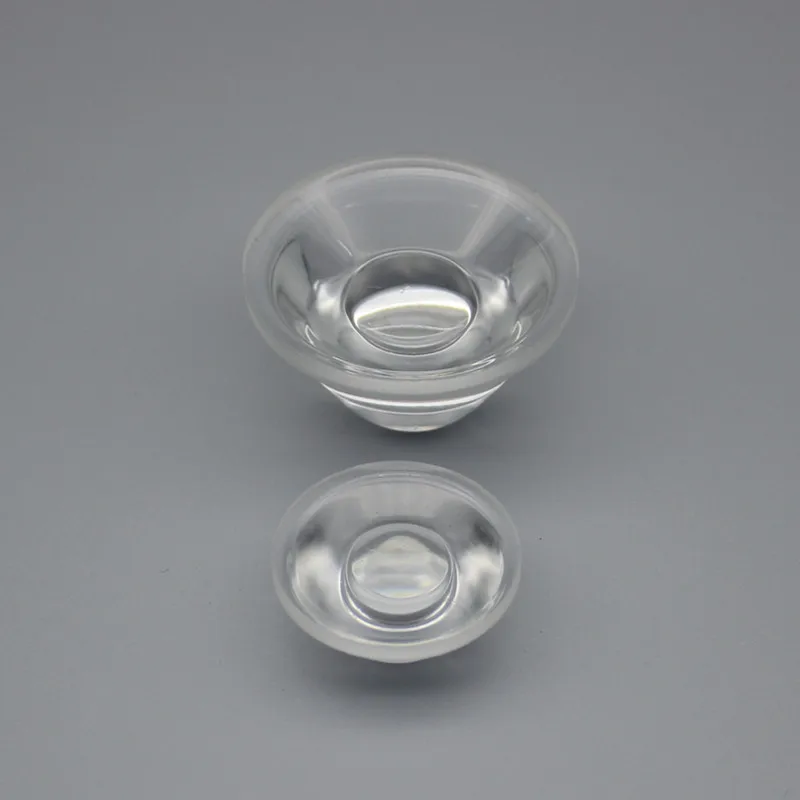 cob narrow beam Glass LED Lens Reflector 50mm 60mm 10 degree 20 degree 30 degree