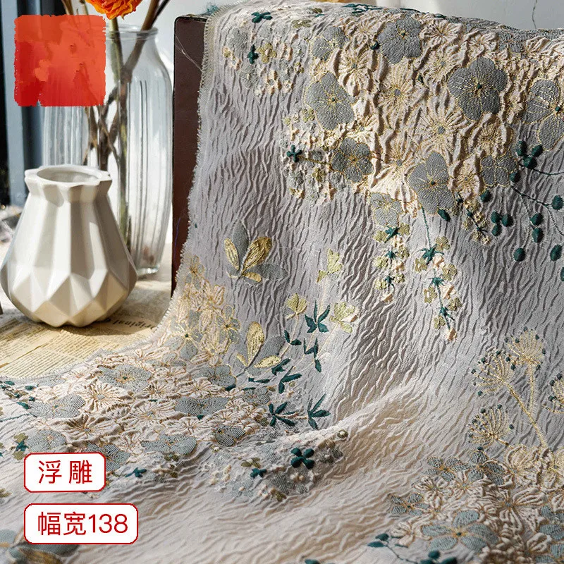 100% полиэстер тканый продукт изящная жаккардовая ткань с цветочным узором