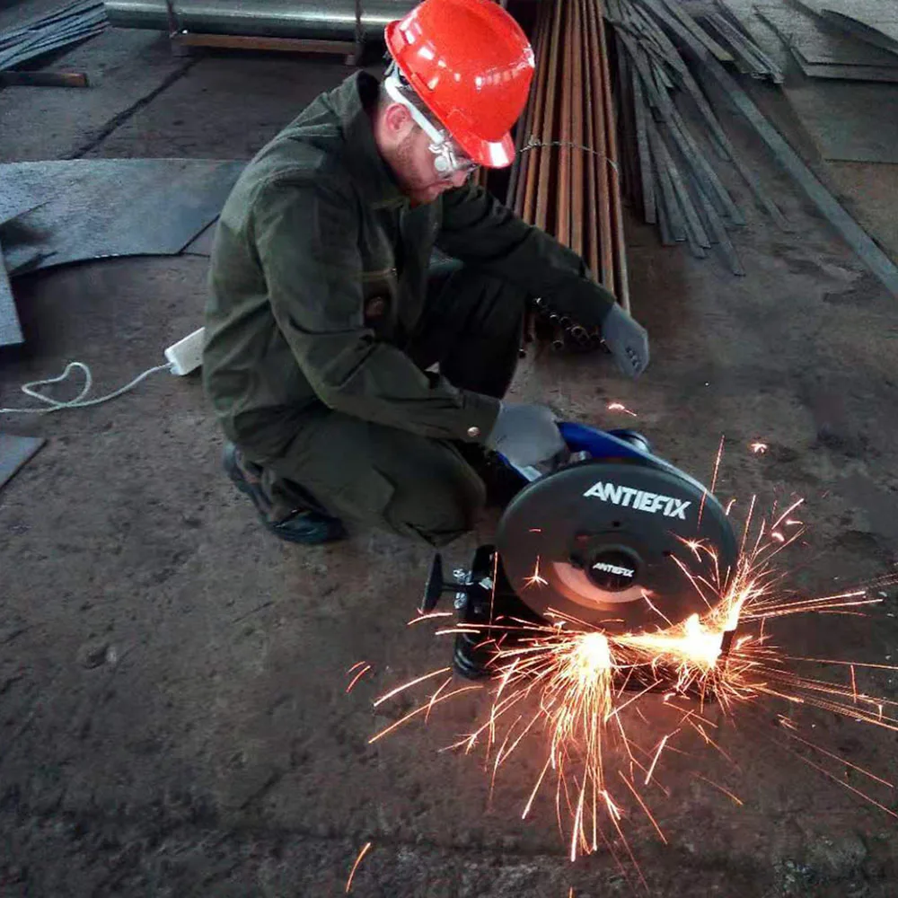 ANTIEFIX Good Quality Powerful 2000W Metal Cutting Cut Off Saw Machine 355 mm