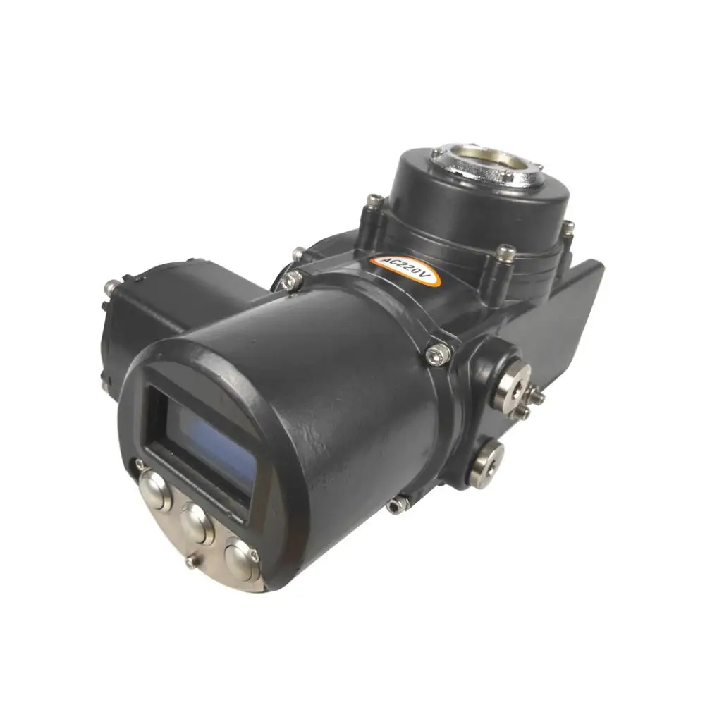 
with 4-20mA current signal multi-turn handle wheel trunnion ball valve 