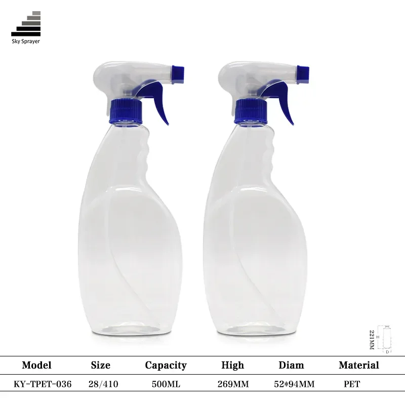 bottle sprayer 28/410 full plastic all head garden mist bottle plastic with trigger sprayer
