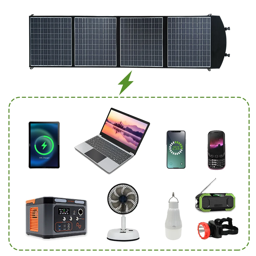 100 Вт 6 В двойное зарядное устройство power bank солнечная батарея телефон