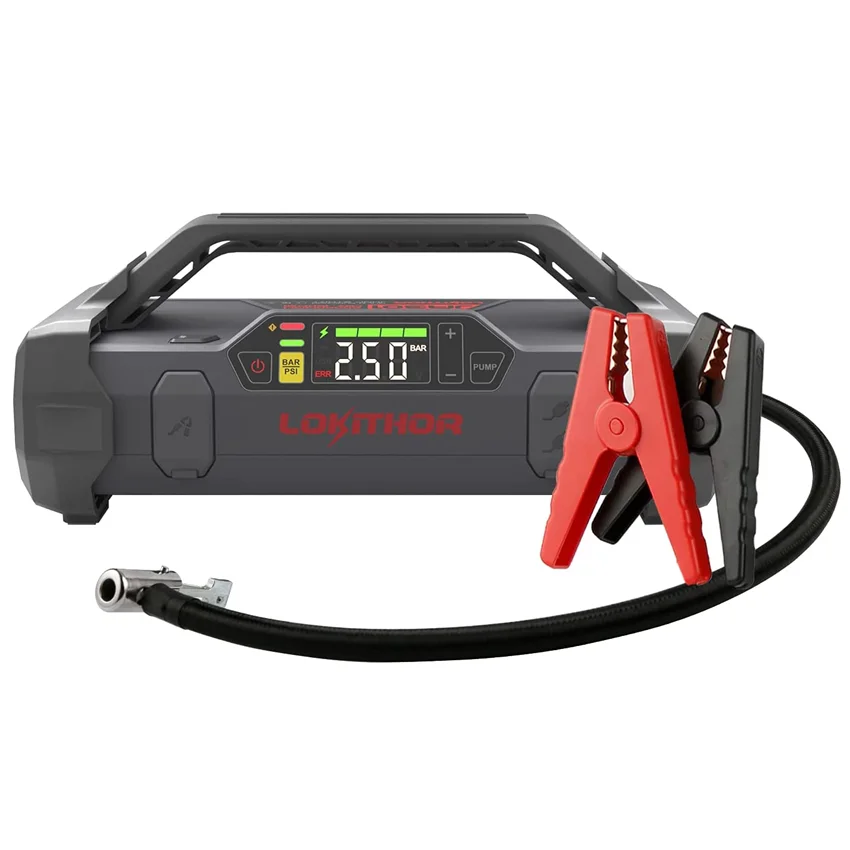 4 в 1 портативный 12 в стартер 150 PSI воздушный компрессор воздушный насос 20000 мАч автомобильный аккумулятор бустер Внешний аккумулятор со светодиодным фонариком