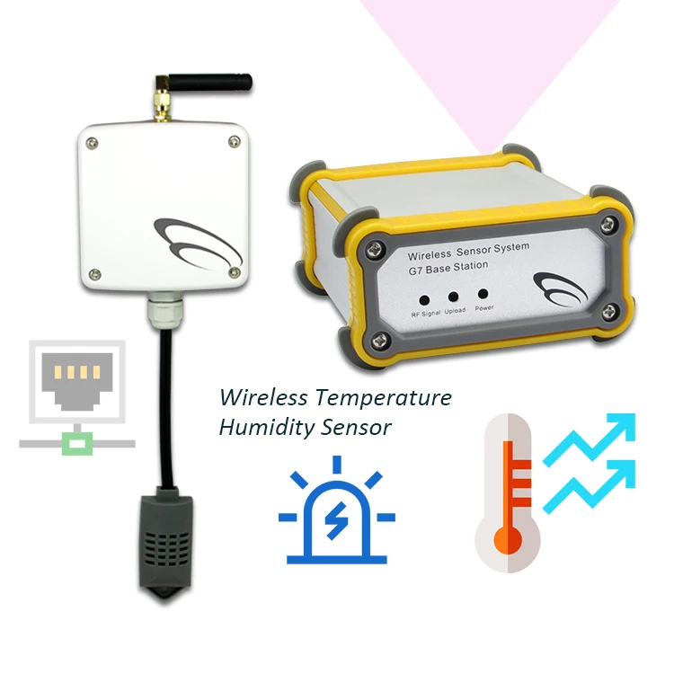 Humidity and Temperature sensor and 64 wireless sensors in one single system for greenhouse indoor Live Farming