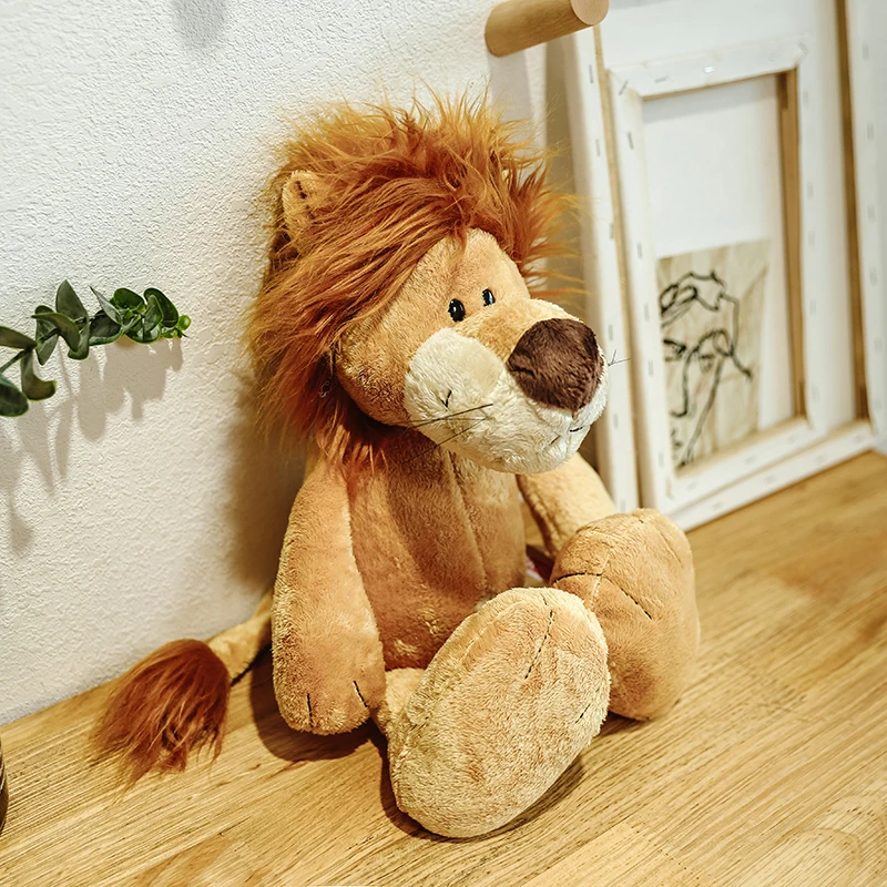 Custom Cuddly Jungle Forest Animal Doll Tiger Elephant Panda Dinosaur Wild For Kid Gifts Stuffed toy