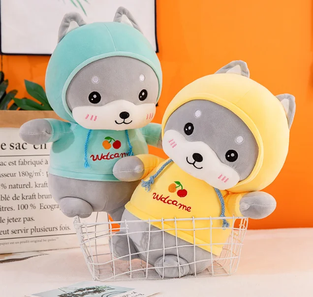 BSCI Factory Cute Husky Plush toys Stuffed Dog Toys
