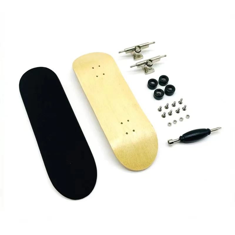 High-Speed Mini Finger Skateboard with Custom Logo Smooth Built-in Bearings Fingerboard