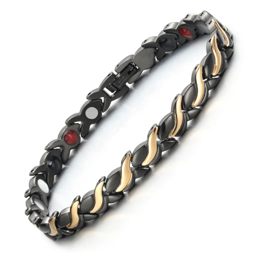 Factory 3500 Gauss Ultra Strength Magnetic Stainless Steel Bracelet for Men Best Friend  Magnetic Bracelet